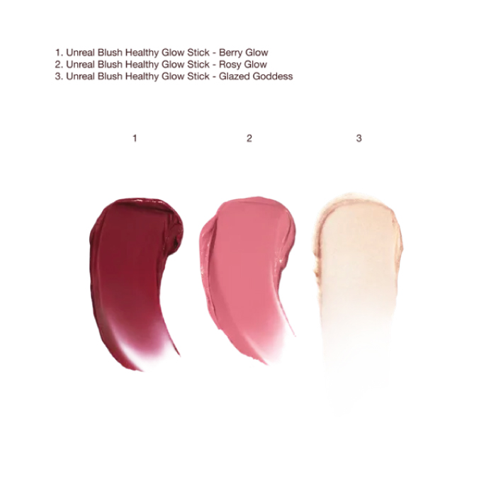 CHARLOTTE TILBURY UNREAL BLUSH + GLOW MINI TRIO MINI CHEEK KIT